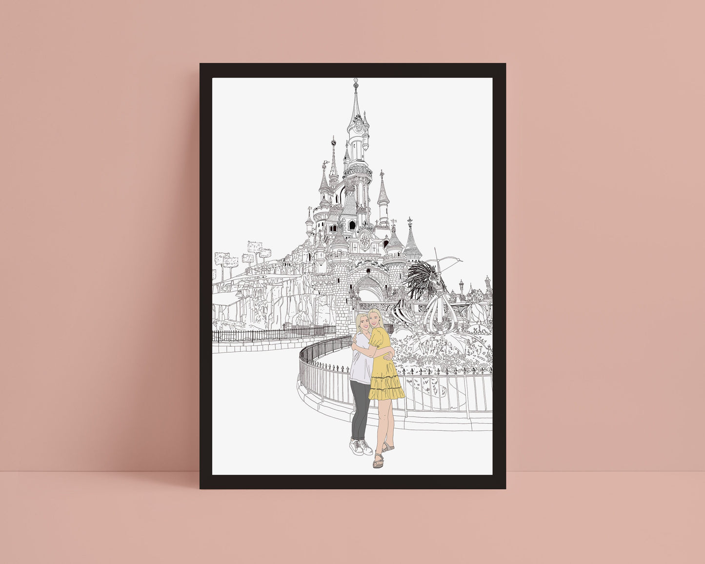 Customisable Disney Castle Print