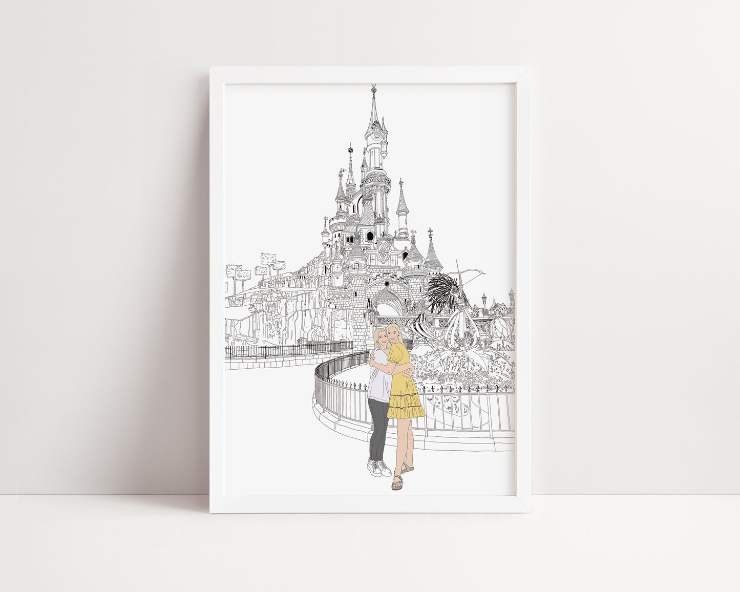 Customisable Disney Castle Print