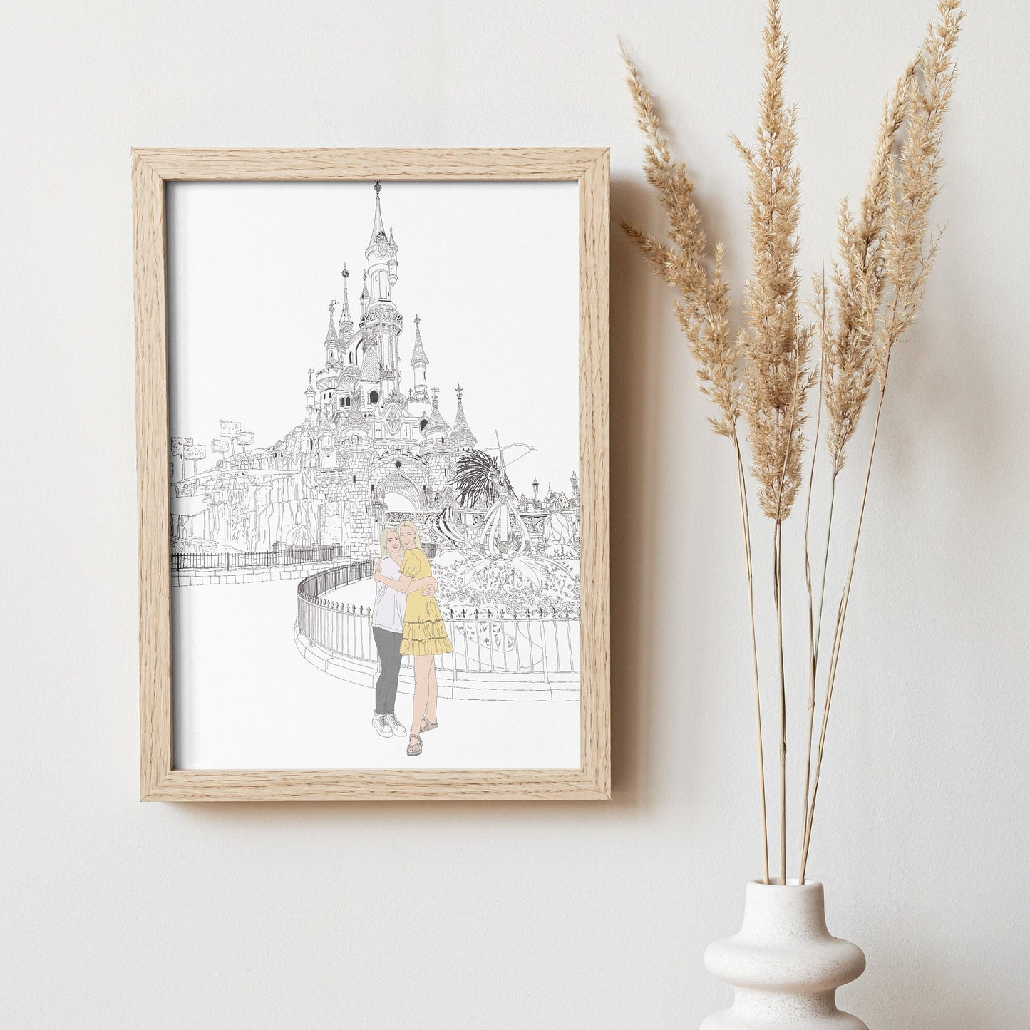 Customisable Disney Castle Print