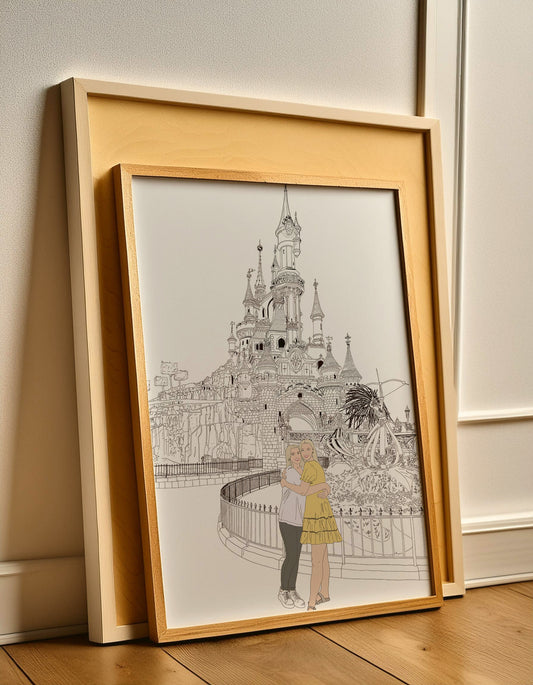 Customisable Disney Castle Print