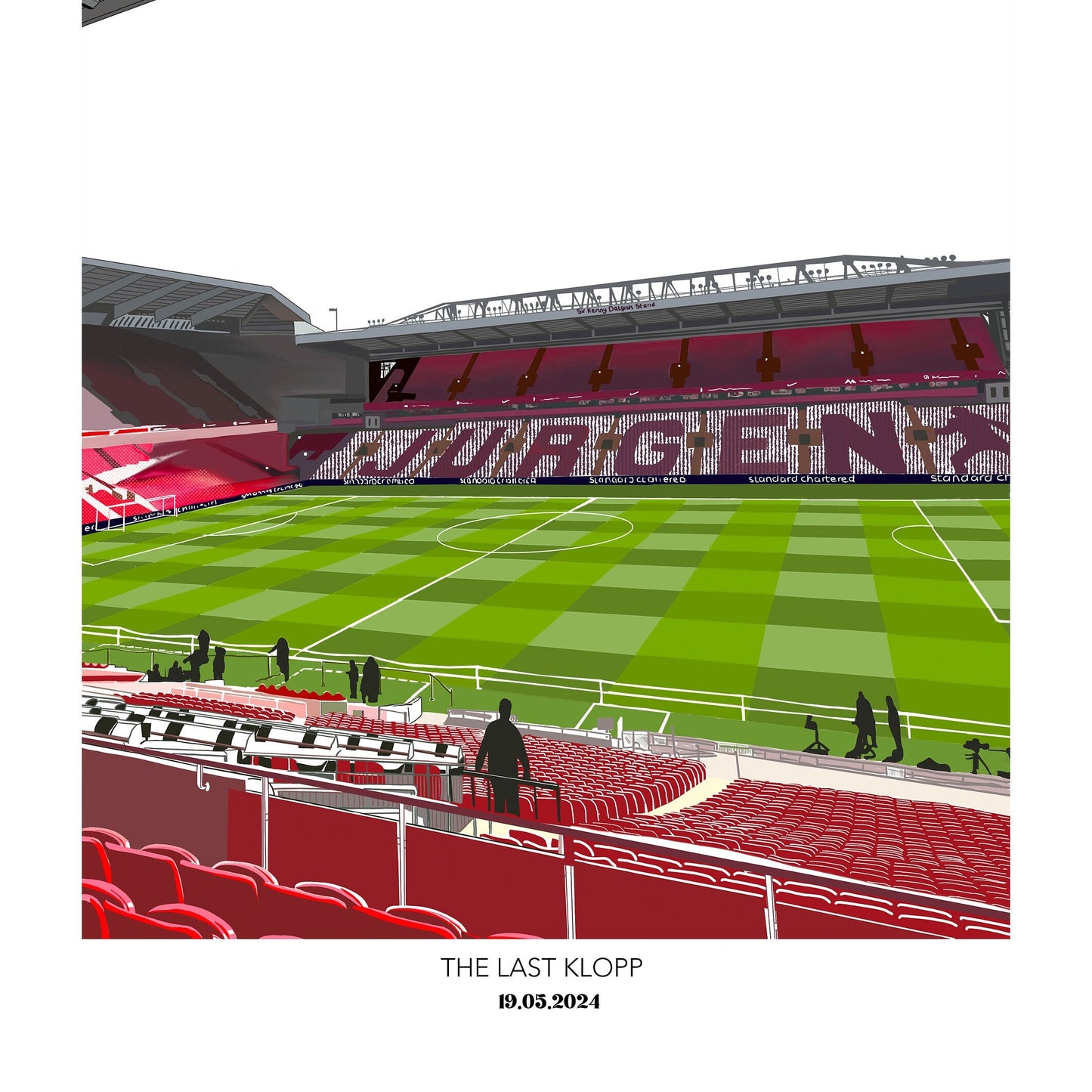 Liverpool, Anfield - The Last Klopp Print