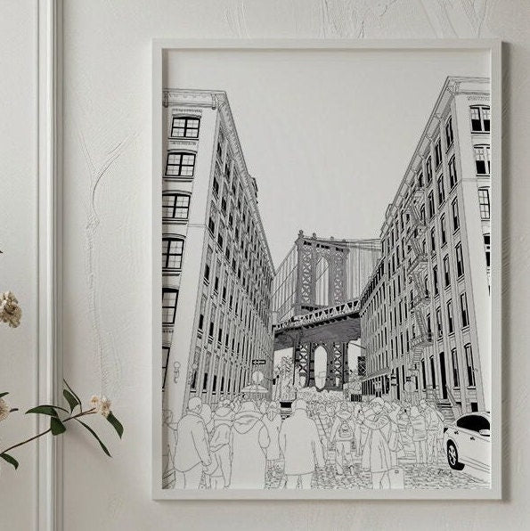 NYC Dumbo - Brooklyn Bridge Print