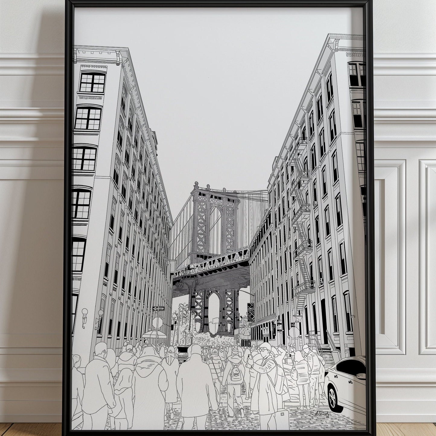 NYC Dumbo - Brooklyn Bridge Print